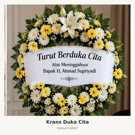 Krans Bunga Duka Lampung Utara